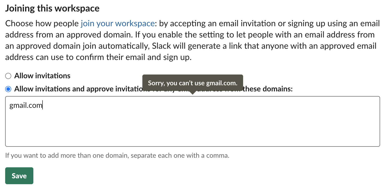 Probing Slack Workspaces for Authentication Information and other Treats