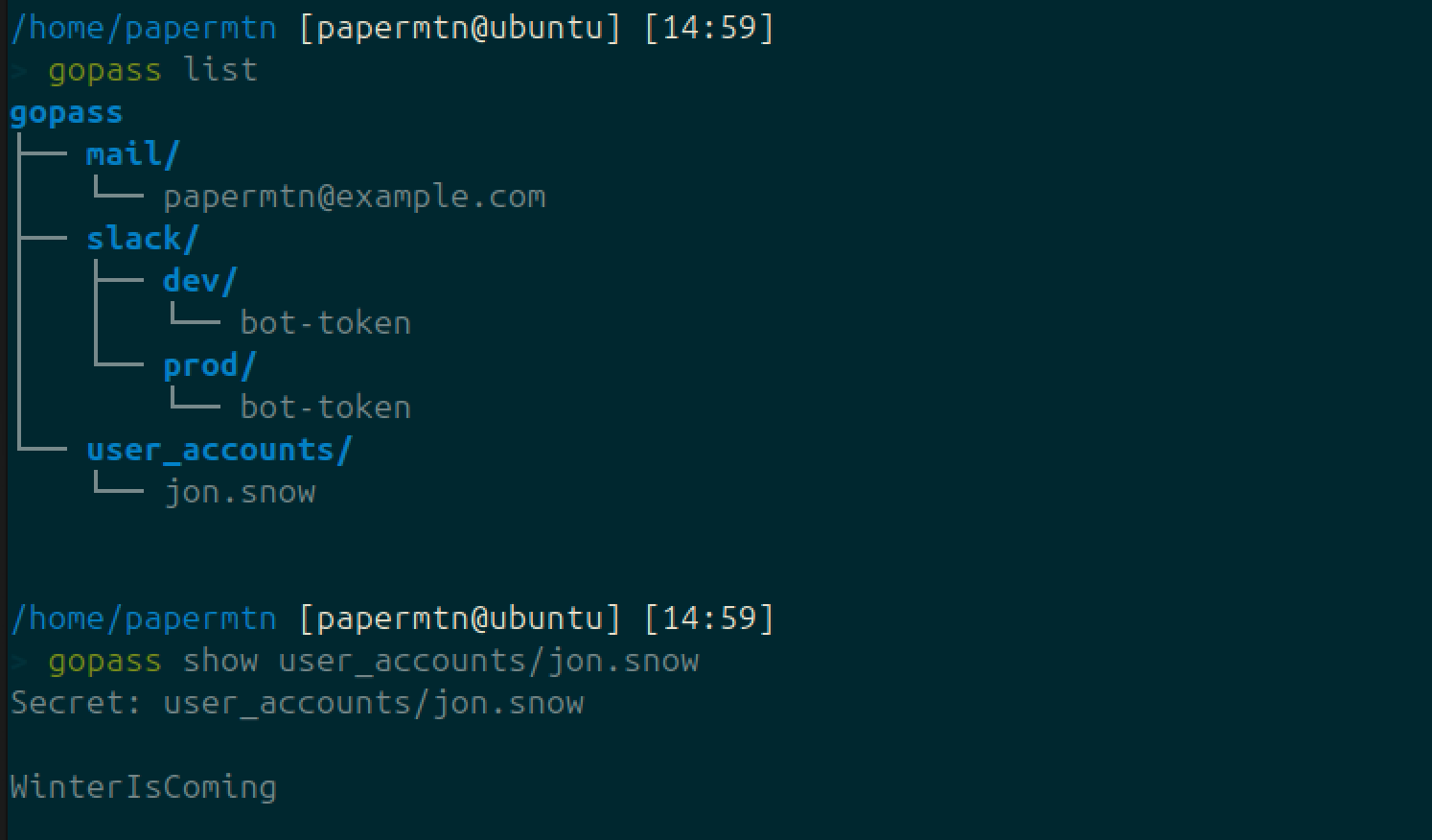 Secrets Management Part 2 – Encrypted Secret Retrieval with Gopass