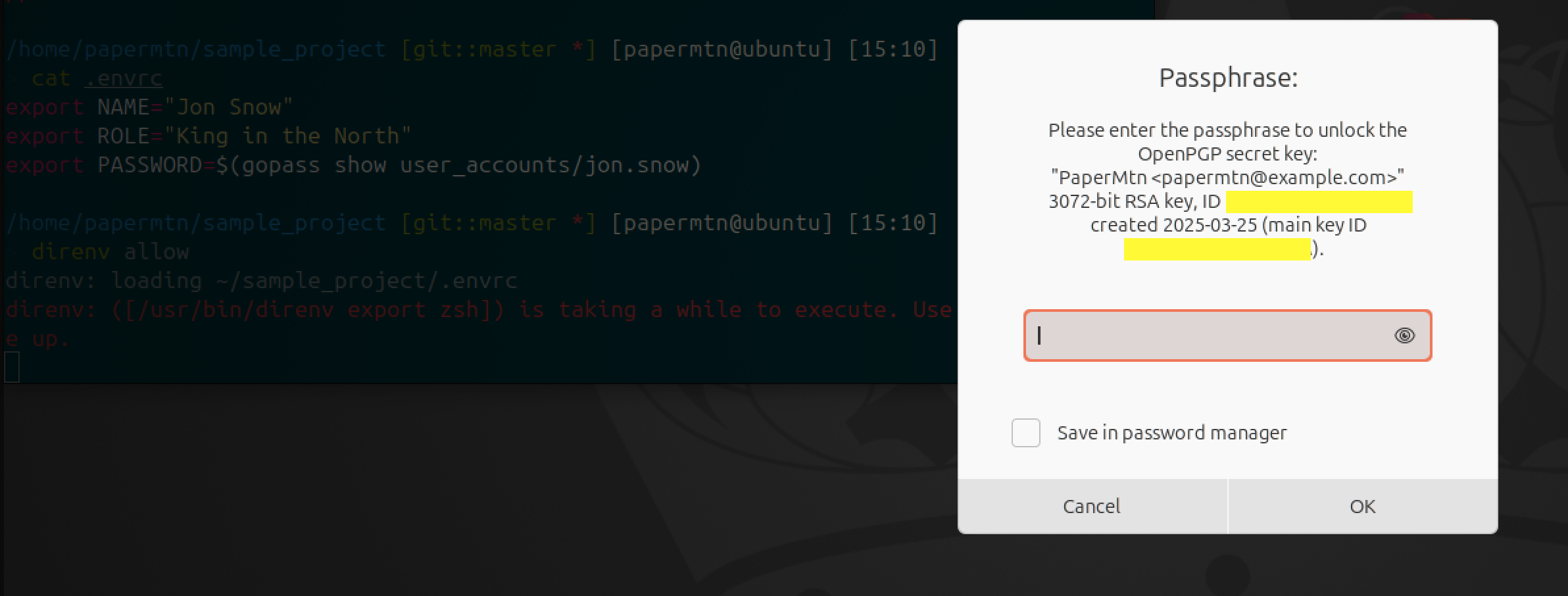 Secrets Management Part 2 – Encrypted Secret Retrieval with Gopass